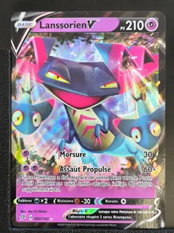 Carte Pokemon Lanssorien V 092/192 EB02 Clash Des Rebelles Epee Bouclier FR - Image 2