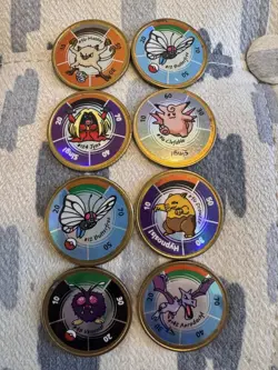 1999 Vintage Nintendo Hasbro Pokemon Battle Coins - Image 1