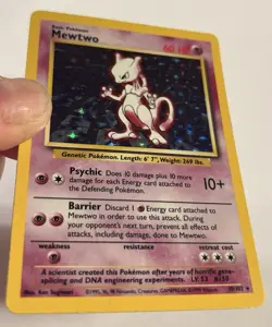 Pokemon TCG Mewtwo Base Set 10/102 Holo 1999-2000 Wizards Base Set MP - Image 3