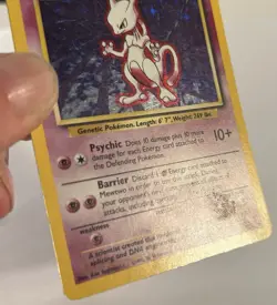 Pokemon TCG Mewtwo Base Set 10/102 Holo 1999-2000 Wizards Base Set MP - Image 4