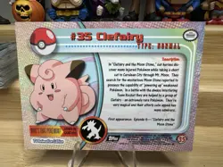 Clefairy #35 1999 Topps Pokemon TV Animation Edition - Image 2