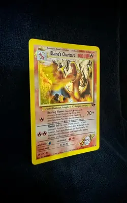 Blaine’s Charizard 2/132 Holo Rare - Gym Challenge 2000 WOTC Vintage Pokemon - Image 3