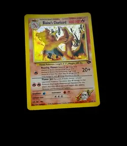 Blaine’s Charizard 2/132 Holo Rare - Gym Challenge 2000 WOTC Vintage Pokemon - Image 5