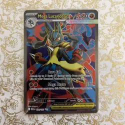 🔥Pokemon TCG Mega Lucario EX 160/132 Mega Evolutions NM+🔥 - Image 1