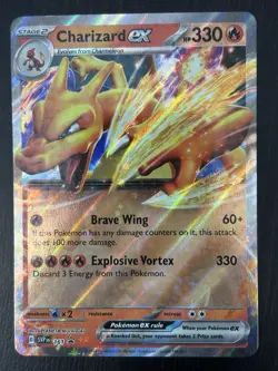 Charizard ex 161 Sv: Scarlet & Violet Promo Cards Holo Pokemon NM-MT - Image 1