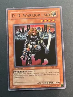 D.D. Warrior Lady DCR 1st Edition Near Mint NM Super Rare Yu-Gi-Oh - Image 1
