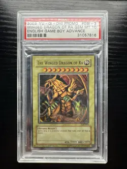 Yu-Gi-Oh PROMO 2003 WINGED DRAGON OF RA GBI-003 PSA 10 GEM MINT - Image 1