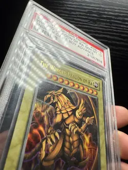 Yu-Gi-Oh PROMO 2003 WINGED DRAGON OF RA GBI-003 PSA 10 GEM MINT - Image 2