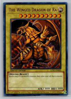 Yu-Gi-Oh The Winged Dragon of Ra Ultra Rare LC01-EN003 25th Anniversary NM 001 - Image 1