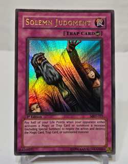 Solemn Judgment MRD-127 Ultra Rare 1st Edition Yugioh 7979 - Image 1