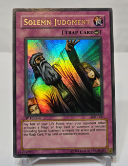 Solemn Judgment MRD-127 Ultra Rare 1st Edition Yugioh 7977 - Image 1