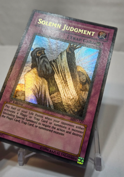Solemn Judgment MRD-127 Ultra Rare 1st Edition Yugioh 7977 - Image 2