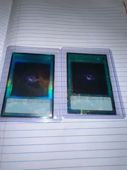 2x Allure of Darkness (Quarter Century Secret Rare/ PCR) RA03-EN055 Yugioh - Image 2