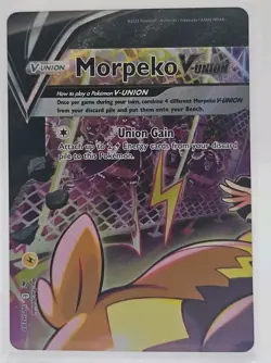 Pokemon Morpeko V-Union 4 Card Set SWSH287 SWSH288 SWSH289 SWSH290 Promo NM/Mint - Image 4