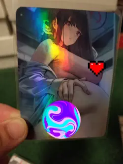 FANTASY BABES RAINBOW FOIL CUSTOM WAIFU ANIME CARDS #3 - Image 2