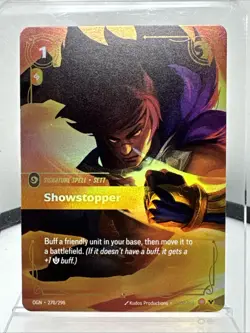 FOIL ! Riftbound Sett Card Showstopper Epic OGN 270/298 English League of Legend - Image 1