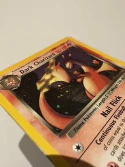 Pokemon Dark Charizard Team Rocket Holo Card 4/82 Moderate Play - Image 3