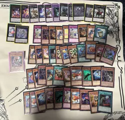 Yu-Gi-Oh Edison/Genysys Format decks PLUS MTG EDH COMMANDER Deck W/ Bonus Cards - Image 2