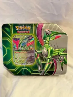 Pokemon Trading Card Game Paradox Clash Iron Leaves ex tin Sealed - Image 1