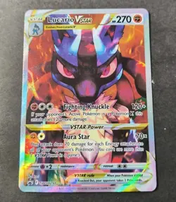 Pokemon Lucario VSTAR Black Star Promo Holo Card SWSH291 NM - Image 1