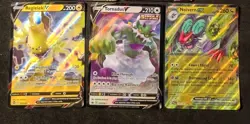 Pokemon TCG Holo Rare V + Ex Card Lot - Assorted Sets - 7 Cards - NM/M - Image 2