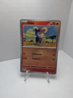 Litleo (Master Ball Pattern) 015/131 SV: Prismatic Evolutions NM Pokemon Card TC - Image 1