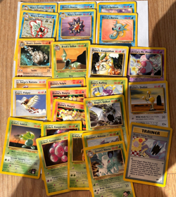 Pokemon TCG Gym Heroes Challengers 25 Card Bulk Vintage Lot Koga Ninja Trick - Image 1