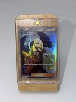 Pokemon TCG Cynthia Full Art Ultra Rare Holo Card Hidden Fates SV82/SV94 - Image 1