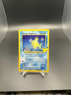 Pokemon Celebrations 25th Anniversary Shining Magikarp Holo Card 66/64 - Image 1