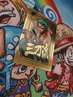One Piece Carddass AR Formation 03 F03-03 Zoro KR Card - Image 3