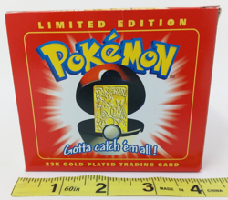 Pokemon Burger King 23k Gold Plated Trading Card Charizard Sealed In Red Box - Image 3