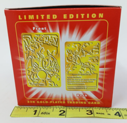 Pokemon Burger King 23k Gold Plated Trading Card Charizard Sealed In Red Box - Image 5