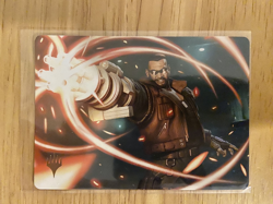 Art Series Gold Stamped MTG Final Fantasy 8 Barret Wallace - Image 1