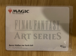Art Series Gold Stamped MTG Final Fantasy 8 Barret Wallace - Image 2
