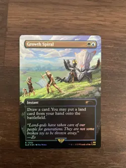Growth Spiral Secret Lair Drop Series Playstation Rainbow Foil - Image 1