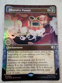 Obsessive Pursuit - #340 (Showcase Foil) Avatar - Mtg - Image 1