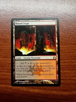 Magic the Gathering Blood Crypt Return to Ravnica lightly played - Image 1