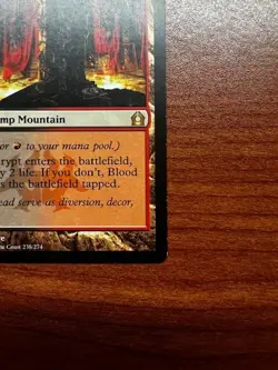 Magic the Gathering Blood Crypt Return to Ravnica lightly played - Image 4