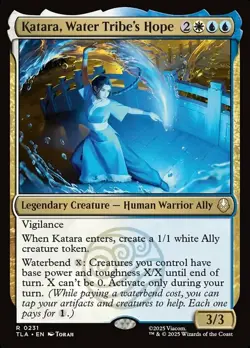 x1 Katara, Water Tribe's Hope - Foil R MTG Avatar: The Last Airbender M/NM, Engl - Image 1