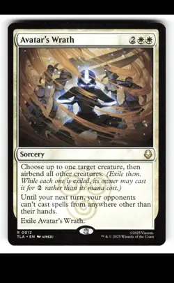 Avatar's Wrath 0012 (Non-Foil NM) MTG Avatar: The Last Airbender - Image 1