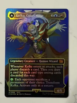 Kefka, Court Mage M0398 Borderless Foil MTG FF - Image 1