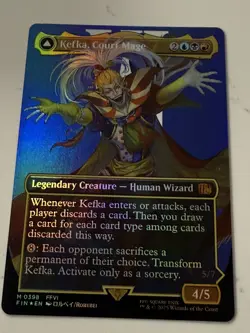 Kefka, Court Mage M0398 Borderless Foil MTG FF - Image 3