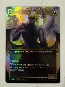 Kefka, Court Mage M0398 Borderless Foil MTG FF - Image 4