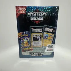 Mystery Gem Pokemon Card 1 CGC Graded Card And 1 Random Booster Pack - Image 3