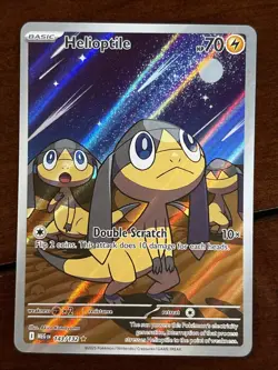 Pokemon Mega Evolutions Helioptile 143/132 Illustration Rare - Image 1