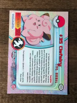Pokemon Topps Chrome 2000 Clefairy and Clefable NM - Image 4