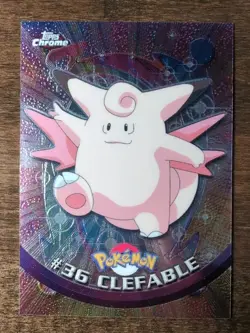 Pokemon Topps Chrome 2000 Clefairy and Clefable NM - Image 5