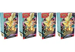 PRESALE - 4x Pokemon TCG Mega Evolution Ascended Heroes Booster Bundle - Image 1