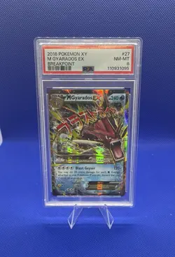 Pokemon 2016 XY FA/M Gyarados EX Breakpoint PSA 8 Near Mint - Image 1