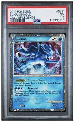 PSA 7 Suicune Holo Call Of Legends 2011 Pokemon SL11 - Image 1